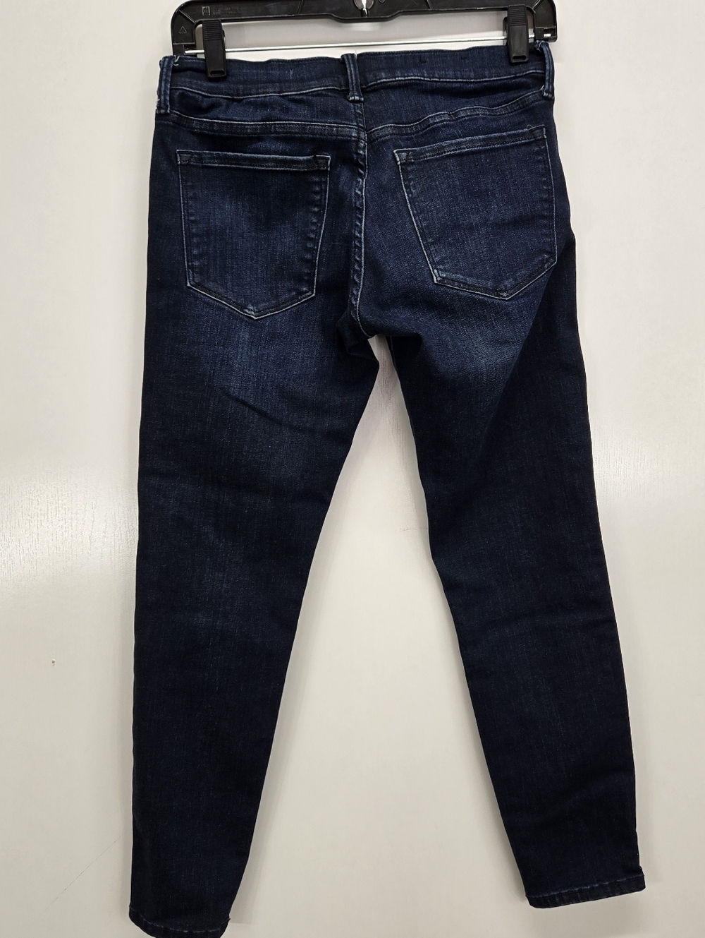 Banana Republic Skinny Jeans Womens 27P Blue Dark‎ Wash Denim Low Rise Zip Fly - Picture 3 of 14